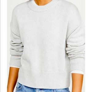 Alex Mill Cozy Crewneck Sweater in Silver